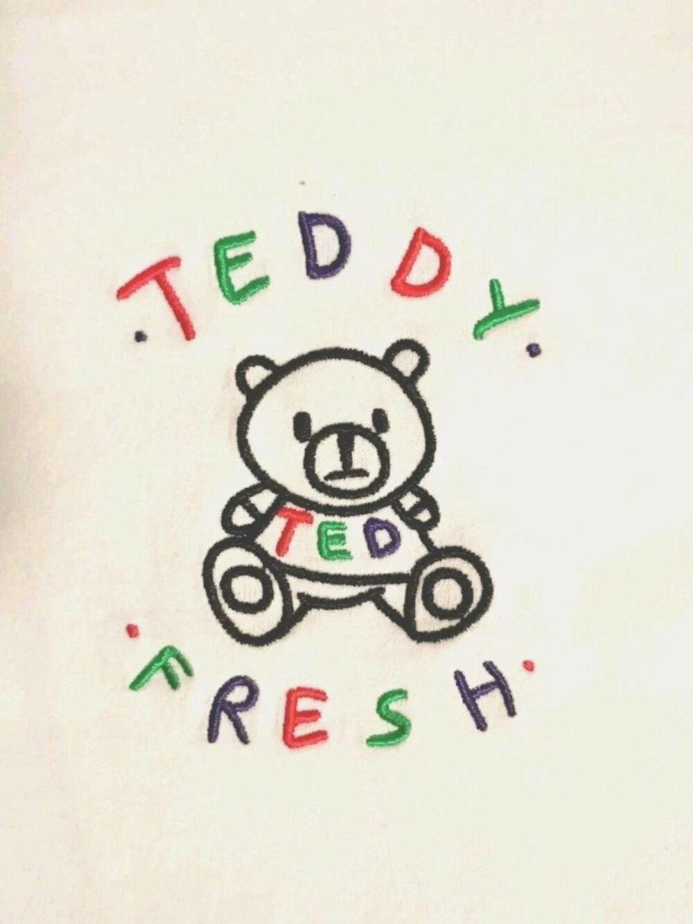 Teddy Fresh Shirt Adult Small Graphic Tee Print Short Sleeve Cotton Casual Rare